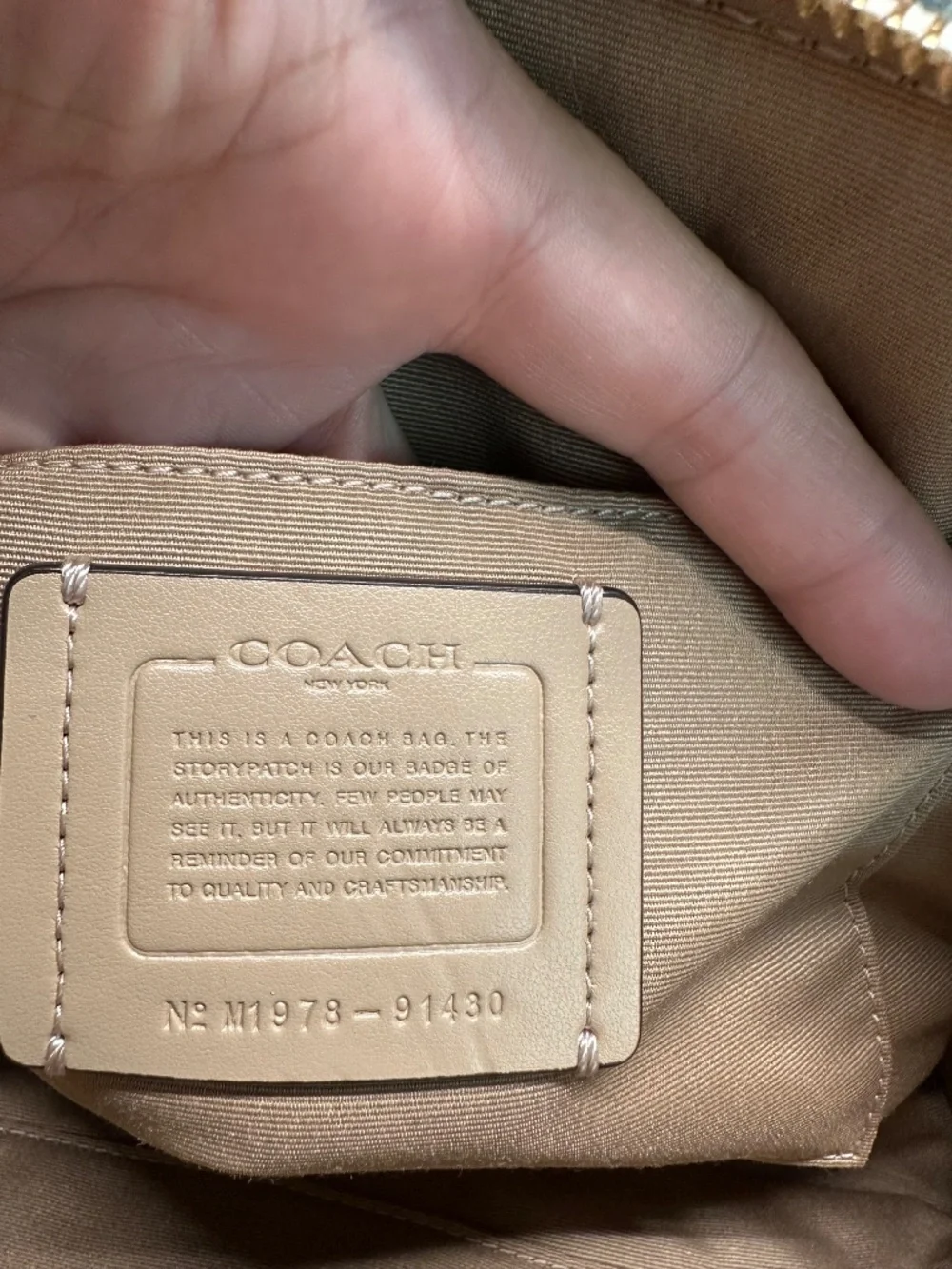 Coach mini Sierra cream floral Satchel/Shoulder bag